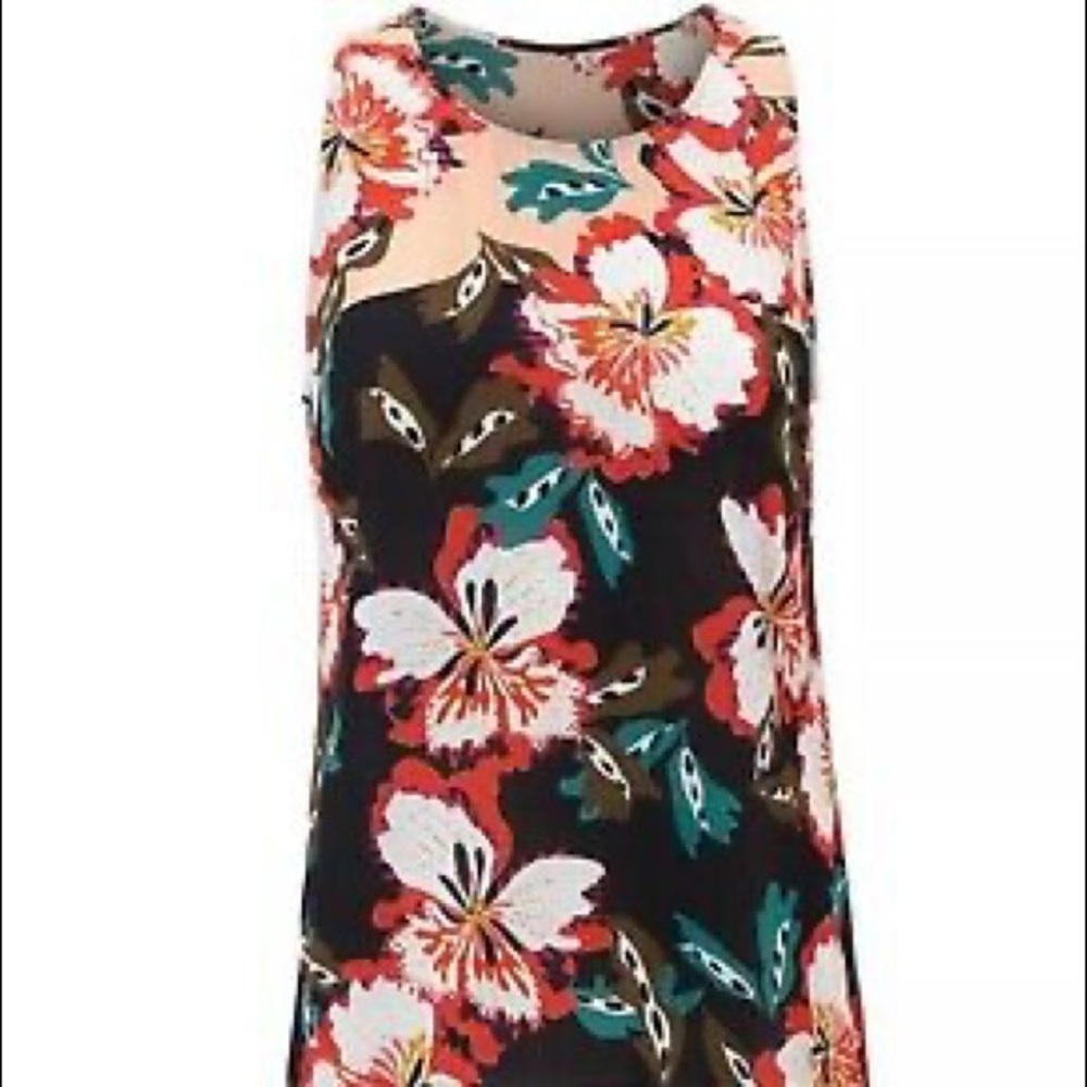 Cabi Hibiscus Blouse SZ S